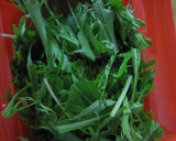 ルクエで水菜とえのきのおひたし風☆作り方1写真