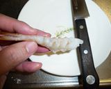えびの下ごしらえ　天ぷら＆フライ向き作り方5写真