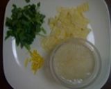 湯葉と海老と蕪おろしの豆乳クリームパスタ作り方2写真