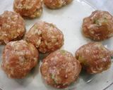 もっちり♡鶏だんごのもち米蒸し作り方3写真