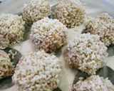 もっちり♡鶏だんごのもち米蒸し作り方4写真