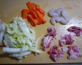 決め手はごま油！あんかけ焼きそば☆作り方1写真