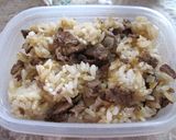 牛肉の和風あんかけオムライス作り方11写真