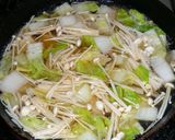 【農家のレシピ】白菜とエノキのスープ作り方4写真