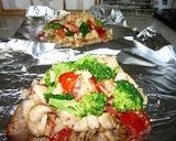 イワシのムニエル　野菜チーズ焼き作り方5写真