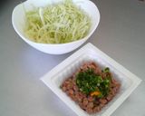 ✿トースト納豆✿作り方1写真