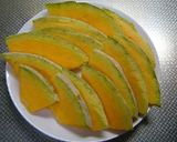 ☆簡単・かぼちゃのオリーブオイル炒め☆作り方1写真