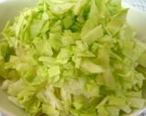黒酢が決め手！キャベツ納豆作り方1写真