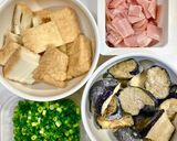 ベーコンとナスと厚揚げのチリソース作り方1写真