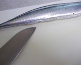 ８８円で節約お刺身＾＾秋刀魚カルパッチョ作り方2写真