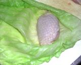 鶏もも肉のキャベツ巻き煮込作り方4写真
