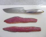 ８８円で節約お刺身＾＾秋刀魚カルパッチョ作り方5写真