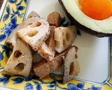 牛こん🐮とアボ生たま🥑🥚作り方5写真