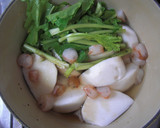 丸ごと美味♥♡かぶの煮物（えびあん）作り方1写真