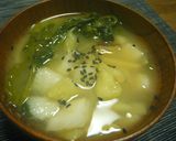体ぽかぽか。冬野菜と根菜の生姜みそ汁作り方3写真