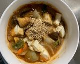 肉無豆腐コク旨クリーミー麻婆味野菜炒め作り方18写真