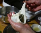 ボリューム満点でっかい餃子？シャンピン作り方5写真