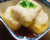 ＊揚げ出し豆腐の長いもかけ＊作り方5写真