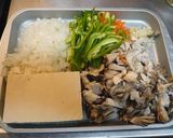 豆腐と鶏ムネ肉であんかけハンバーグ作り方1写真