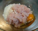 豆腐と鶏ムネ肉であんかけハンバーグ作り方3写真