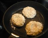 豆腐と鶏ムネ肉であんかけハンバーグ作り方6写真