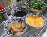 帆立の味噌漬けと春菊の焼きめし作り方6写真
