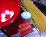 簡単☆美味しい☆スパサラ作り方1写真