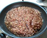 簡単　きのこそぼろ丼作り方3写真