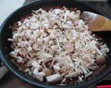 簡単　きのこそぼろ丼作り方4写真