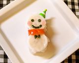 X'masに❤シュウマイde雪だるま作り方3写真
