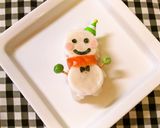 X'masに❤シュウマイde雪だるま作り方4写真