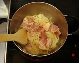鶏肉とほうれん草の豆乳カレーシチュー作り方1写真