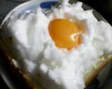 【簡単】卵白消費に♪雪山トースト【朝食】作り方2写真