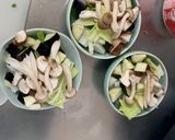 肉無チクワ簡単洋風テリマヨ味野菜炒め作り方10写真