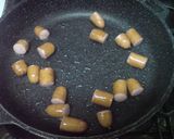 焼うどんカレーのせ作り方1写真
