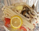 秋鮭のきのこたっぷりホイル焼き作り方2写真