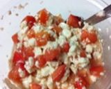 トマトと豆腐のサラダ。作り方1写真