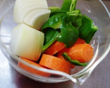 さつま芋といろいろ野菜の胡麻和え作り方3写真