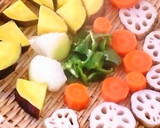 さつま芋といろいろ野菜の胡麻和え作り方6写真