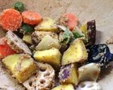 さつま芋といろいろ野菜の胡麻和え作り方7写真