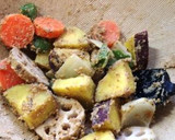 さつま芋といろいろ野菜の胡麻和え作り方7写真