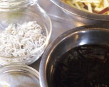 さつま芋としらすとひじきの炒め物作り方1写真