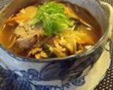 キムチと豚肉のあったかスープ♪作り方4写真