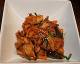 豚ヒレ肉ときのこでキムチ炒め～♪作り方9写真