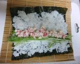 カニマヨチーズのサラダ巻き作り方3写真