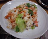 鮭とレタスのチャーハン◎レモン風味◎作り方7写真