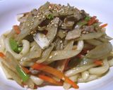 10分で簡単きんぴら焼うどん作り方7写真