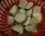 里芋の豚味噌和え作り方1写真