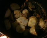里芋の豚味噌和え作り方5写真