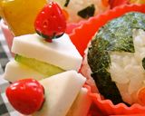 キャラ弁に❤はんぺんショートケーキ作り方8写真
